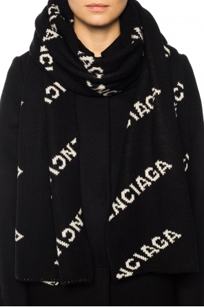 Logo-embroidered scarf, zdjęcie 2 Logo-embroidered scarf od Balenciaga